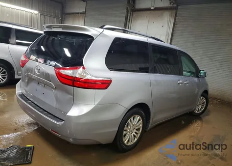 2015 Toyota Sienna Xle из США, поврежденный, VIN 5TDYK3DCXFS553408